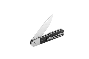 Ganzo G767-BK Button Lock Folding Knife (Black G10 Handle)