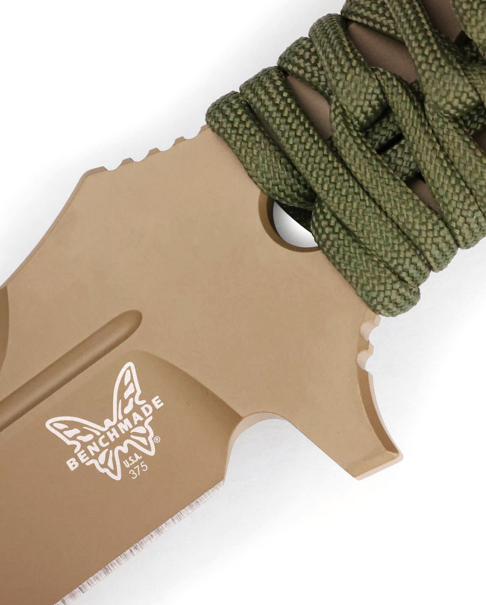 Benchmade 375FE-1 Adamas Fixed Blade (Flat Dark Earth Skeletonized Handle)