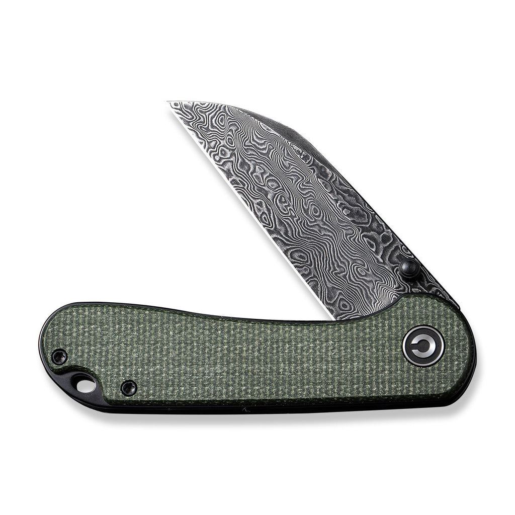 Civivi C18062AF-DS1 Elementum Folding Knife (Green Micarta Handle)