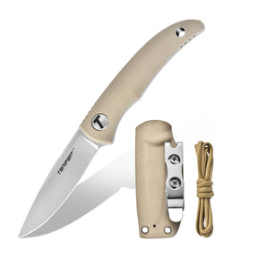 Tonife HKT2019WS-SW Nova Fixed Blade (Warm Sand G10 Handle)