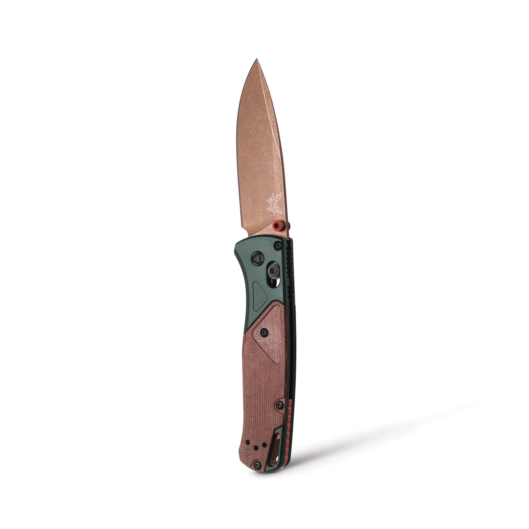 Benchmade 535FE-2602 Bugout Taiga Green Folding Knife (S90V)