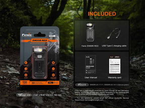 Fenix SW05R Red Light Rechargeable Flashlight (2 Version) (150 Lumens)