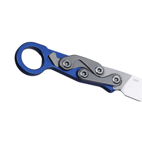 CRKT 4050 Kinematic Provoke EDC Folding Knife (Blue Aluminum Handle)