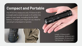 Nitecore MT2C Pro Tactical Rechargeable Flashlight (1800 Lumens)