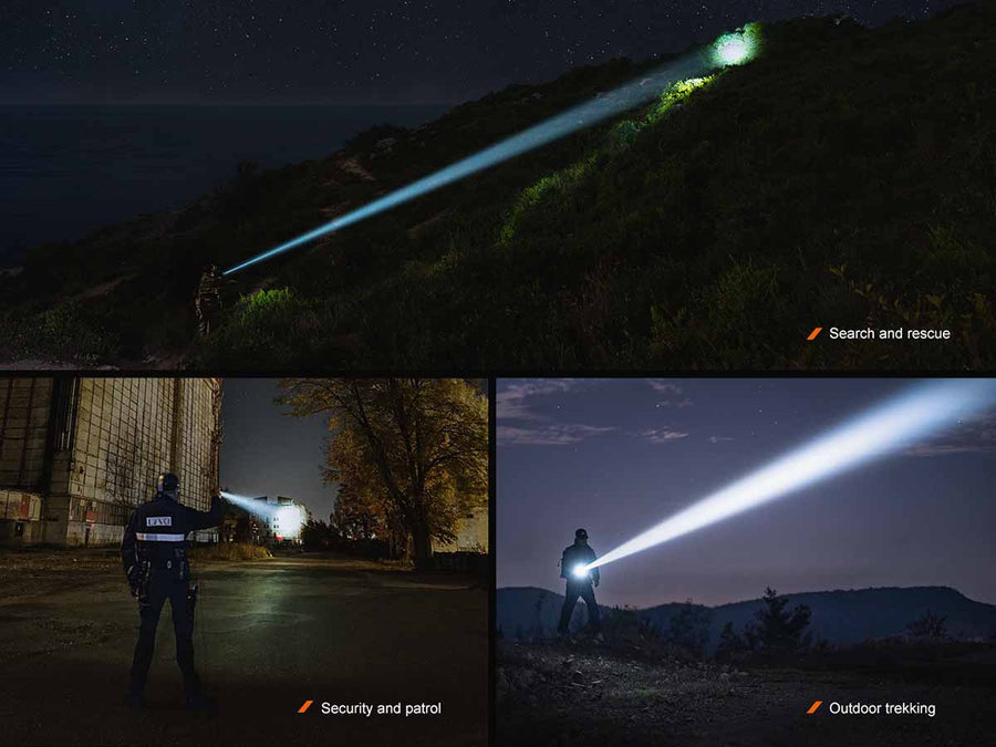 Fenix TK30R 1.5KM Rechargeable LEP White Laser Flashlight (500 Lumens)