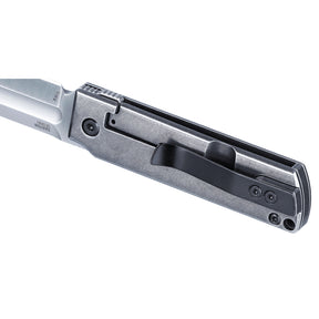 CRKT 5915 MinimalX Folding Knife (Gray Stainless Handle)