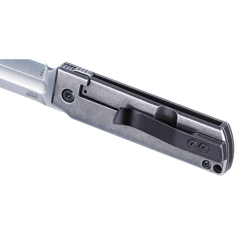CRKT 5915 MinimalX Folding Knife (Gray Stainless Handle)