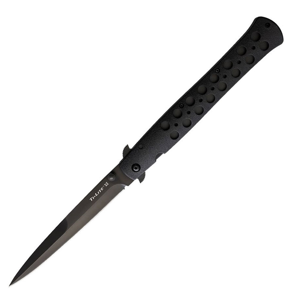 Cold Steel 6" Ti-Lite Black Zy-Ex Handle Folding Blade