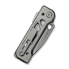 WE KNIFE WE24001-2 Tyro (Gray Machined Titanium Handle)