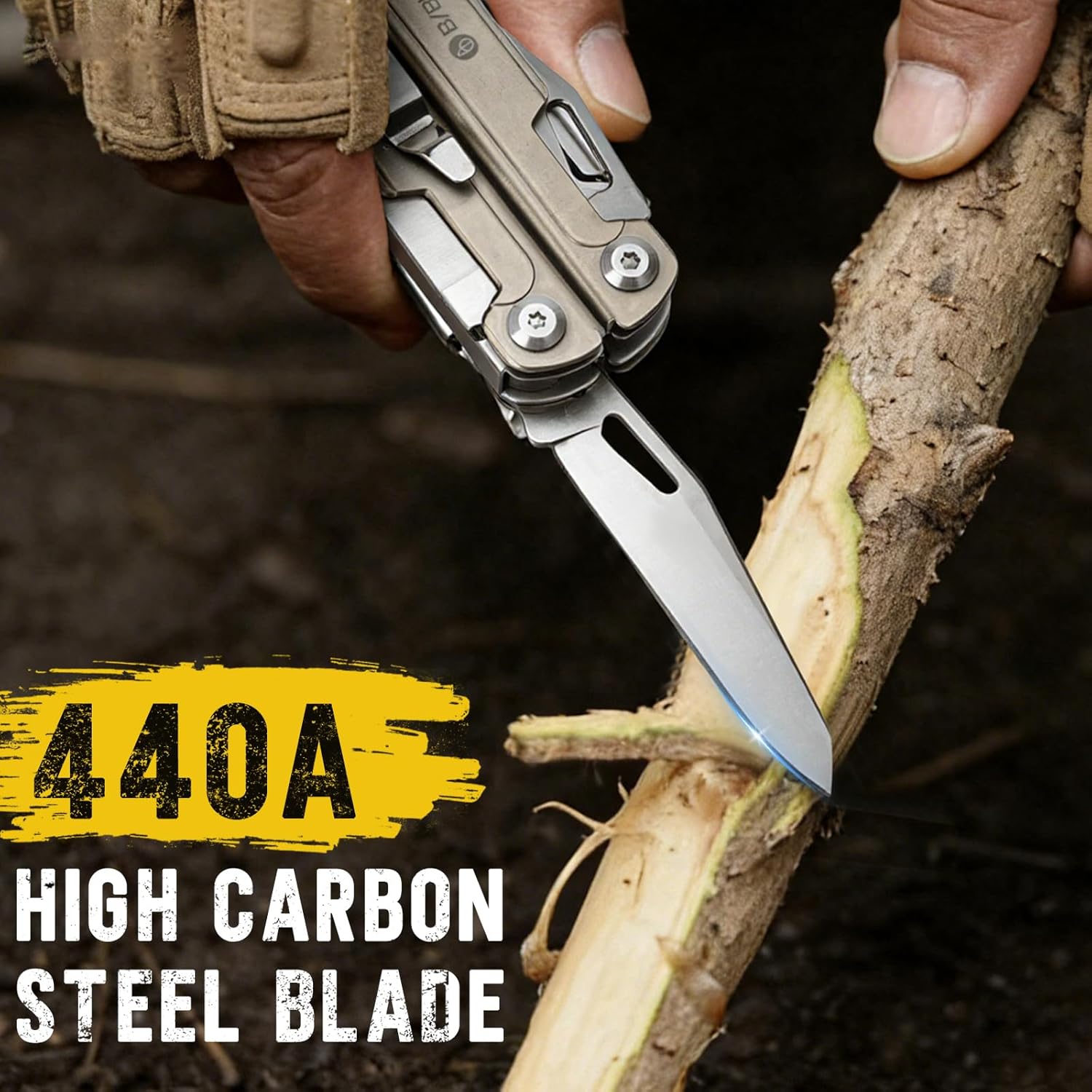 Bibury Plier Multitool V2 Titanium (19-in-1)