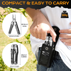 Bibury Plier Multitool (19-in-1) Titanium Coated