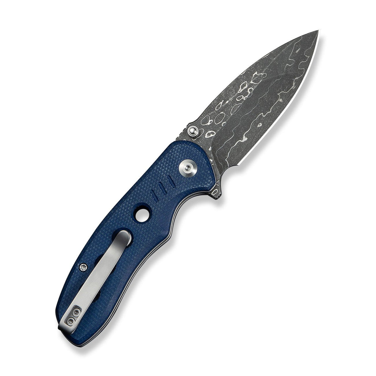 Civivi C23085B-DS1 Triptych Folding Knife (Milled Blue Canvas Micarta Handle)