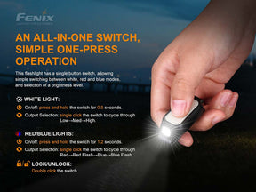 Fenix MINI-LITE Multipurpose Super Mini Light Rechargeable (150 Lumens)