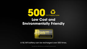 Nitecore Battery RCR123 NL169