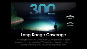 Nitecore LR70 3-In-1 Rechargeable Lantern Flashlight (3000 Lumens)