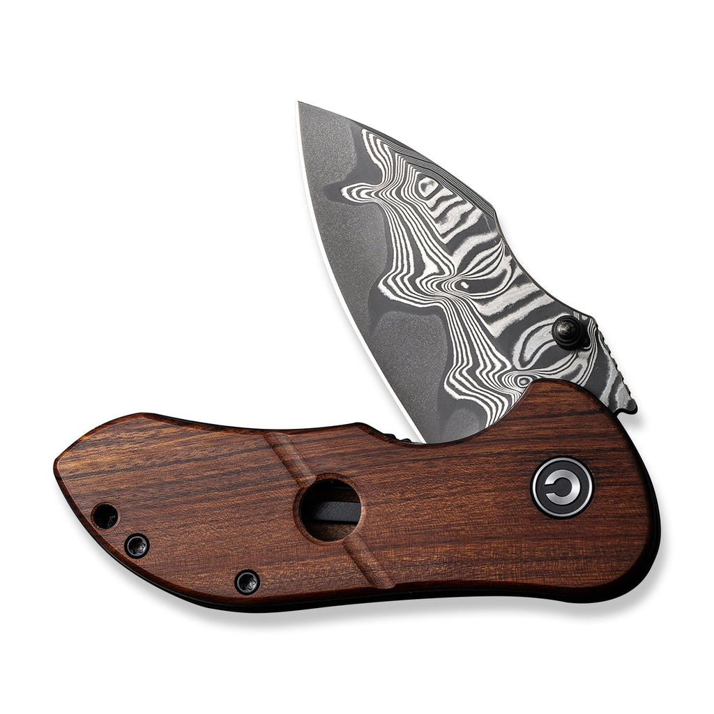 Civivi C22018C-DS1 Gordo Folding Knife (Guibourtia Wood Handle)