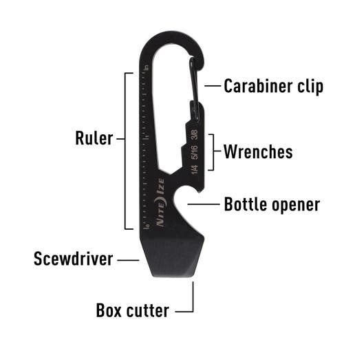 Nite Ize DoohicKey Key Tool KMT-01-R3 (Black)