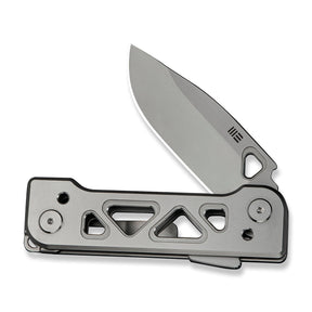 WE KNIFE WE24001-2 Tyro (Gray Machined Titanium Handle)