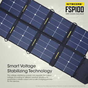 Nitecore FSP100 100W Foldable Solar Panel