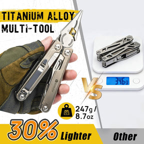 Bibury Plier Multitool V2 Titanium (19-in-1)