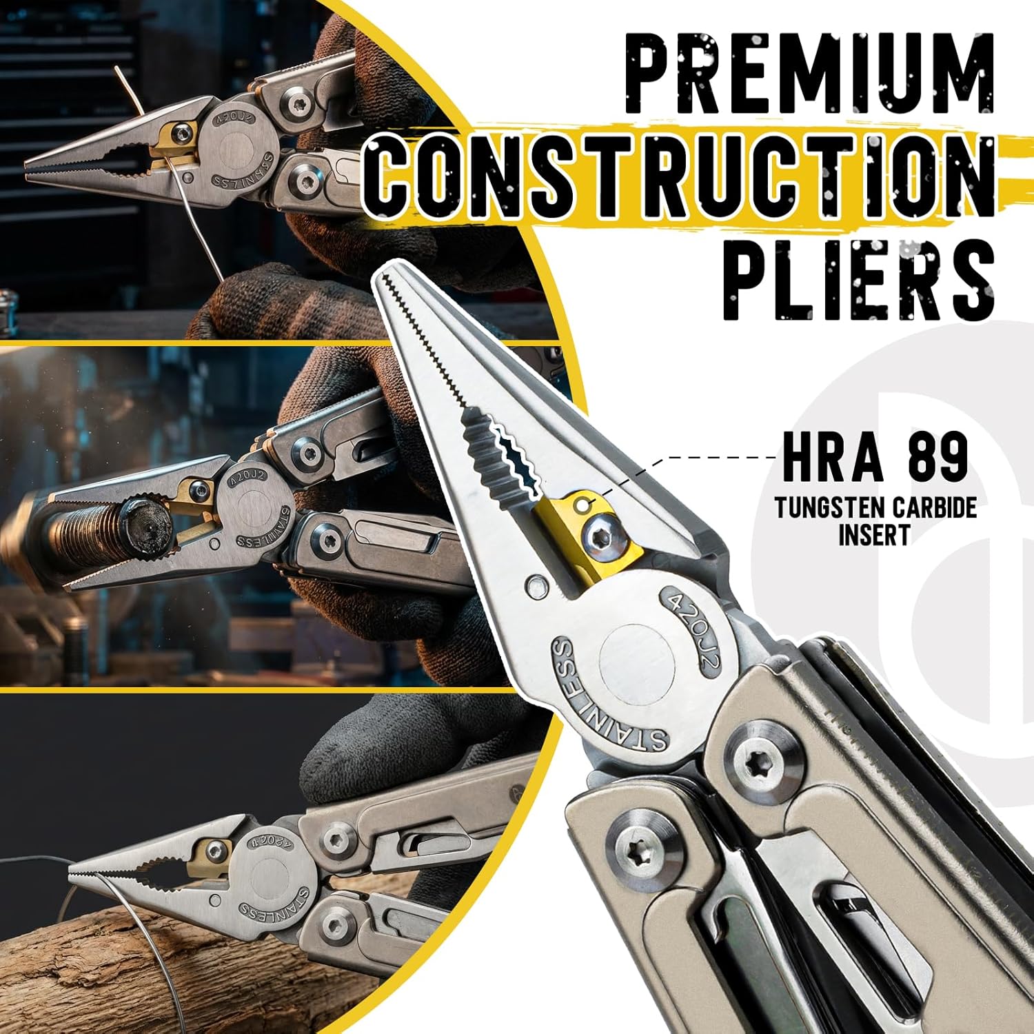 Bibury Plier Multitool V2 Titanium (19-in-1)