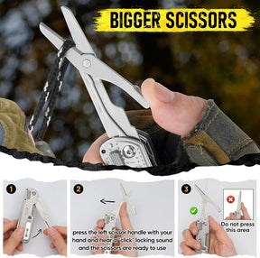Bibury EDC Pocket Knife Tool (12-in-1)