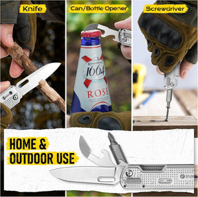 Bibury EDC Pocket Knife Tool (12-in-1)