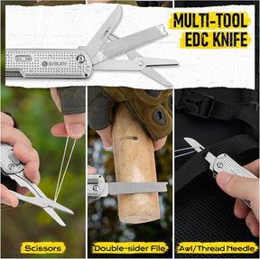 Bibury EDC Pocket Knife Tool (12-in-1)