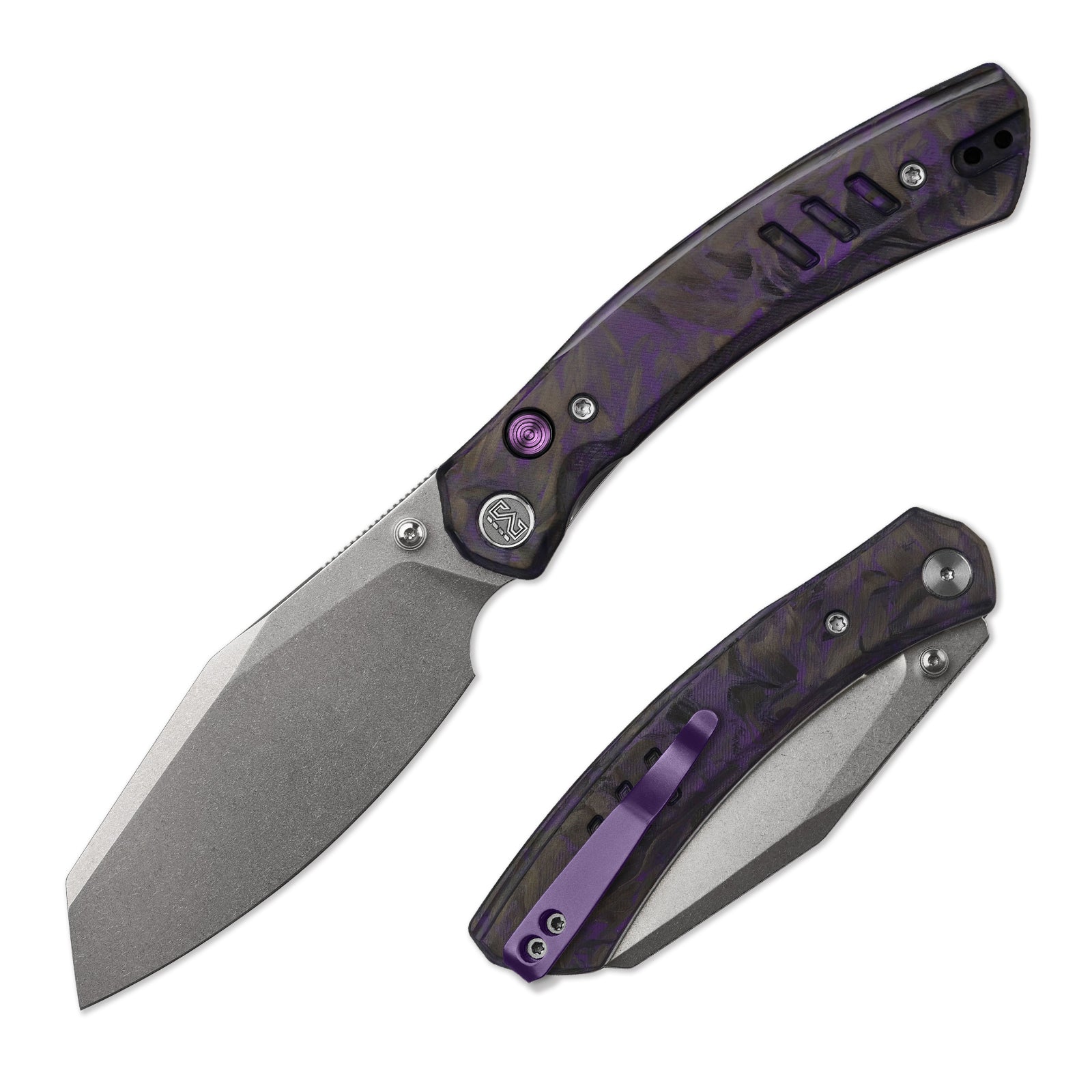 Miguron Karok Purple Carbon Fibre