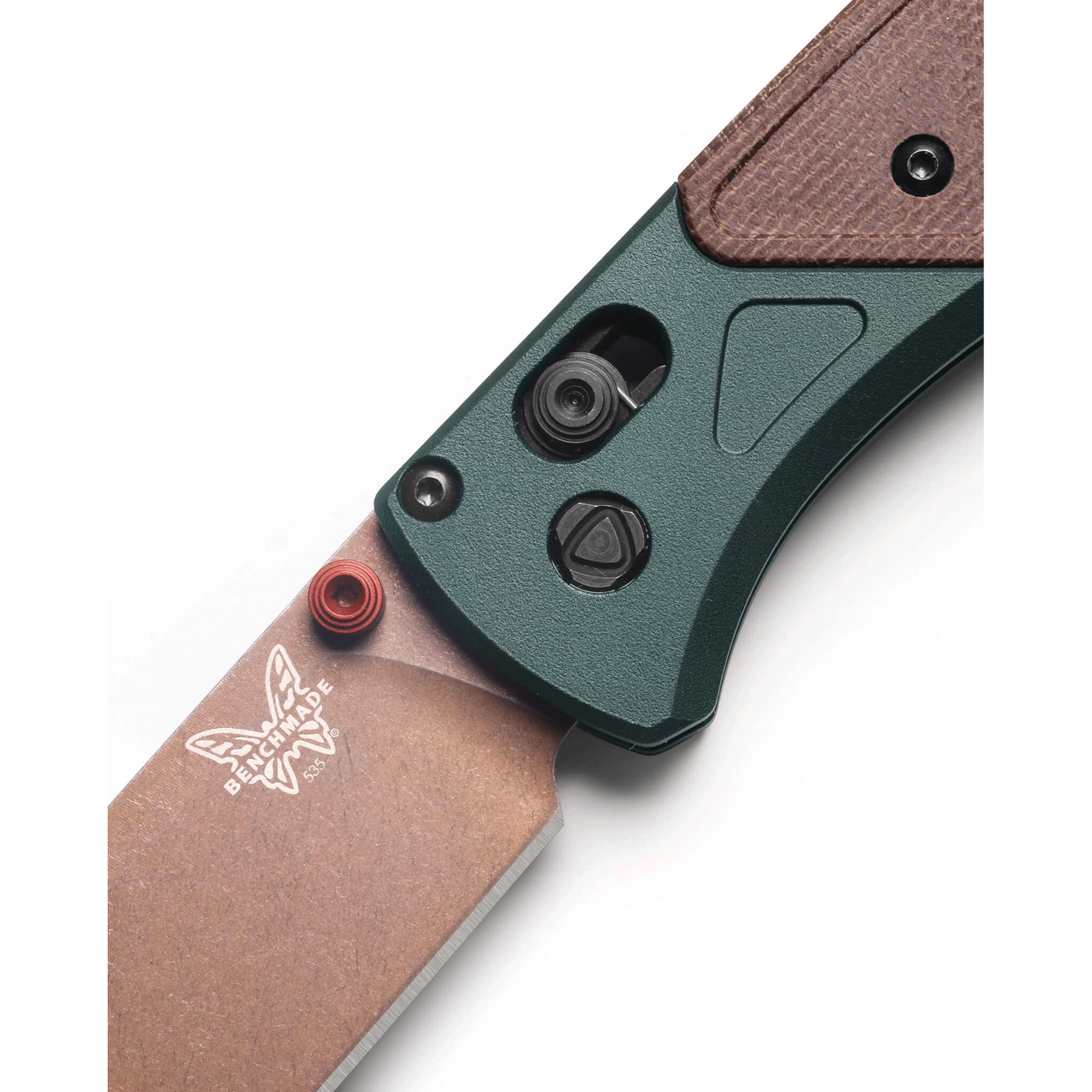 Benchmade 535FE-2602 Bugout Taiga Green Folding Knife (S90V)