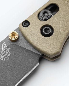 Benchmade 535GRY-1 Bugout Folding Knife (Ranger Green Grivory® Handle)