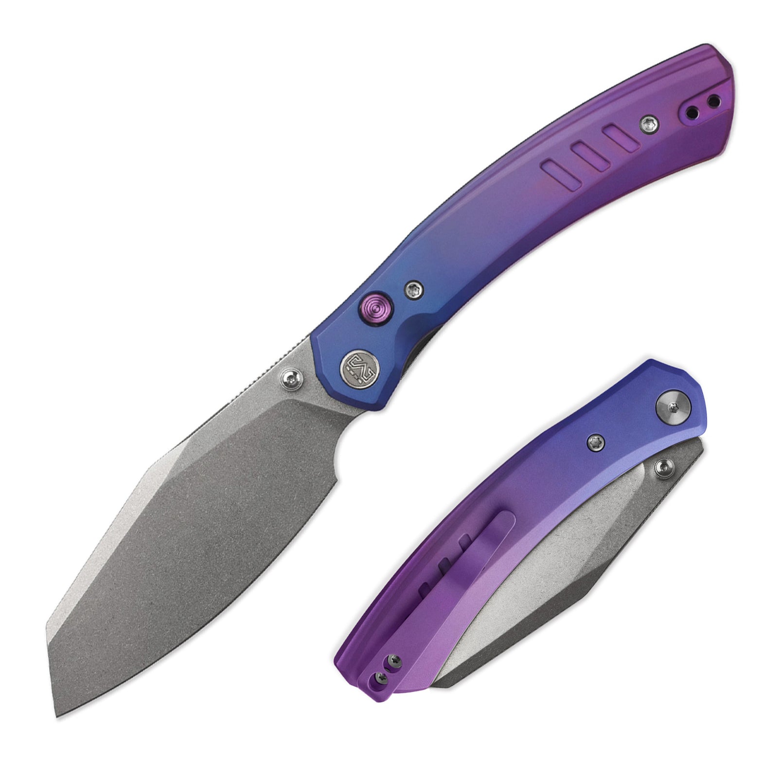 Miguron Karok Anodized Blue/Purple Titanium