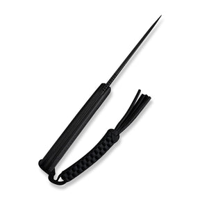 Civivi C24058B-2 Gander Fixed Blade (Black Canvas Micarta Handle)