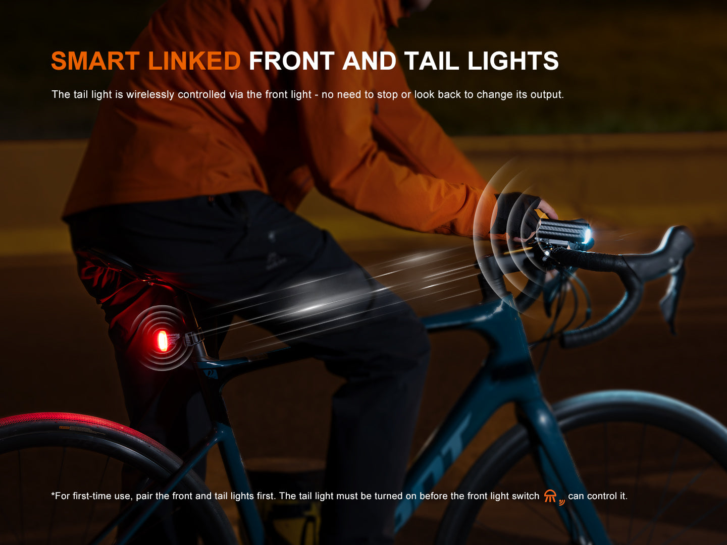 Fenix BC28R bicycle light features