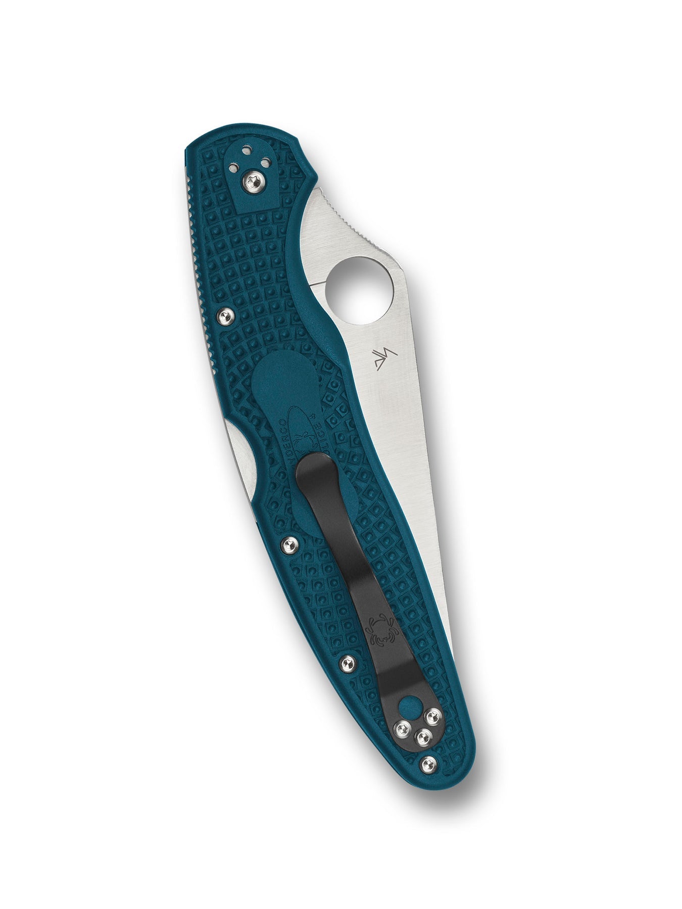 Spyderco C07FP4K390 Police 4 Lightweight K390 (Blue)
