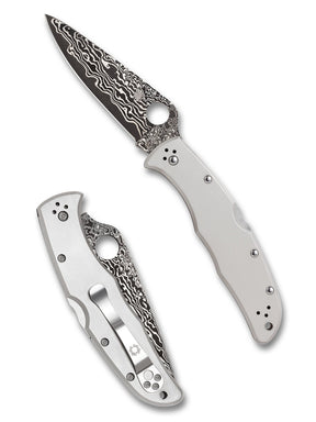 Spyderco C10TIPD Endura 4 Titanium Damascus