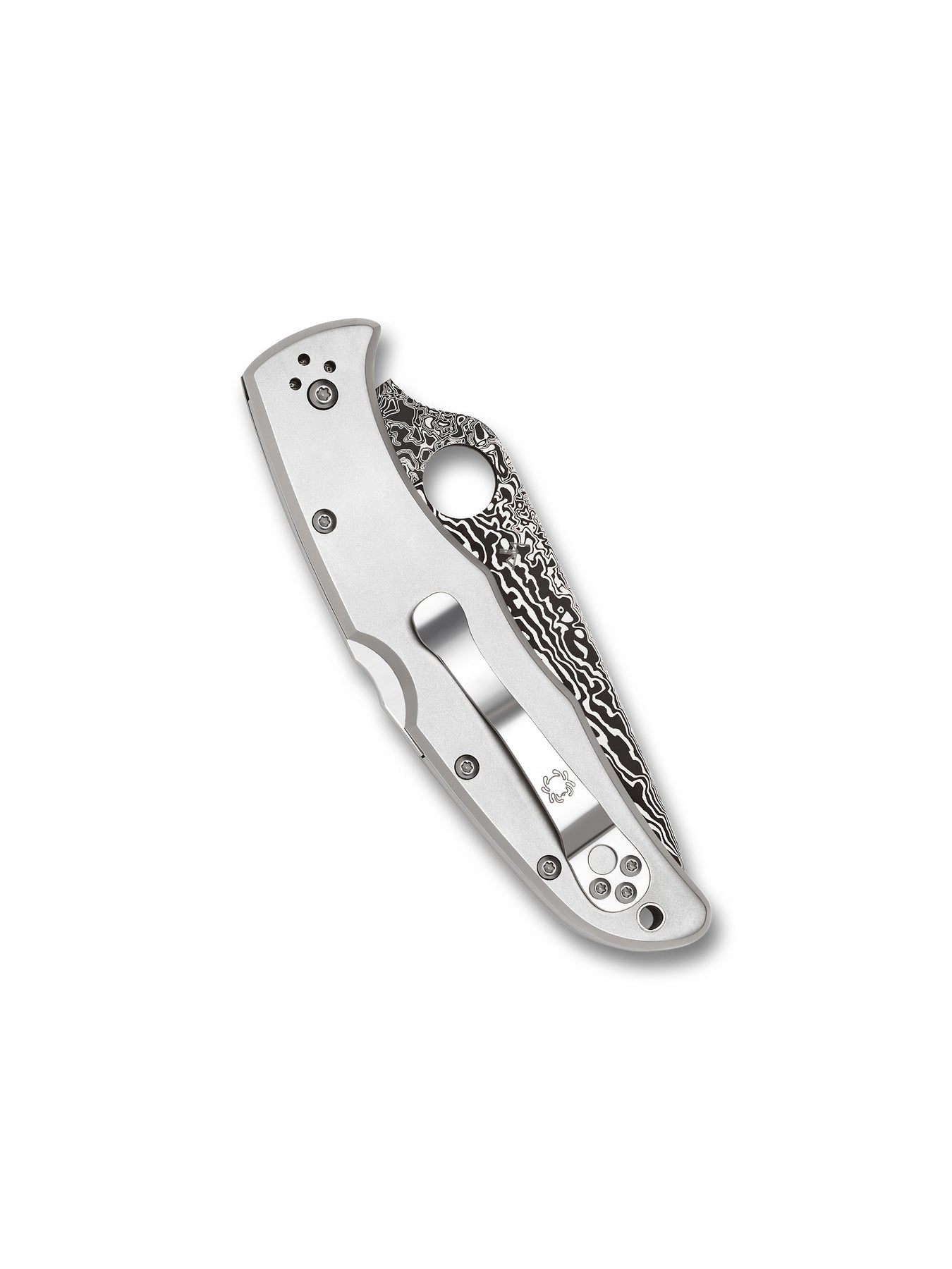 Spyderco C10TIPD Endura 4 Titanium Damascus
