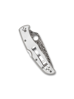 Spyderco C10TIPD Endura 4 Titanium Damascus