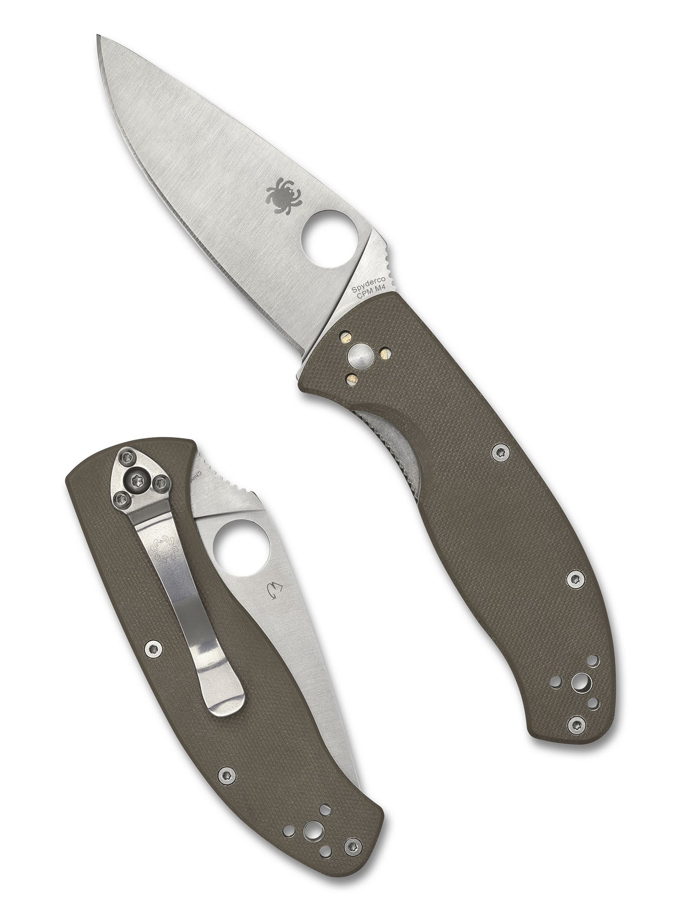 Spyderco C122GBNM4P Tenacious G-10 CPM M4 (Brown)