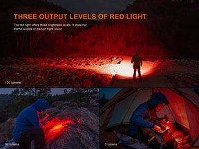 Fenix C16 flashlight features