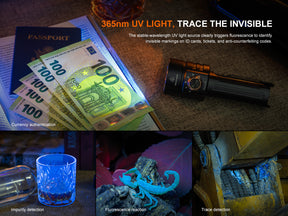 Fenix C16 flashlight features