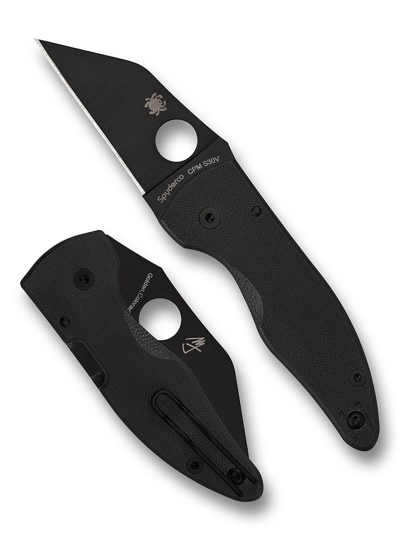 Spyderco C264GPBK MicroJimbo G-10 (Black Blade)