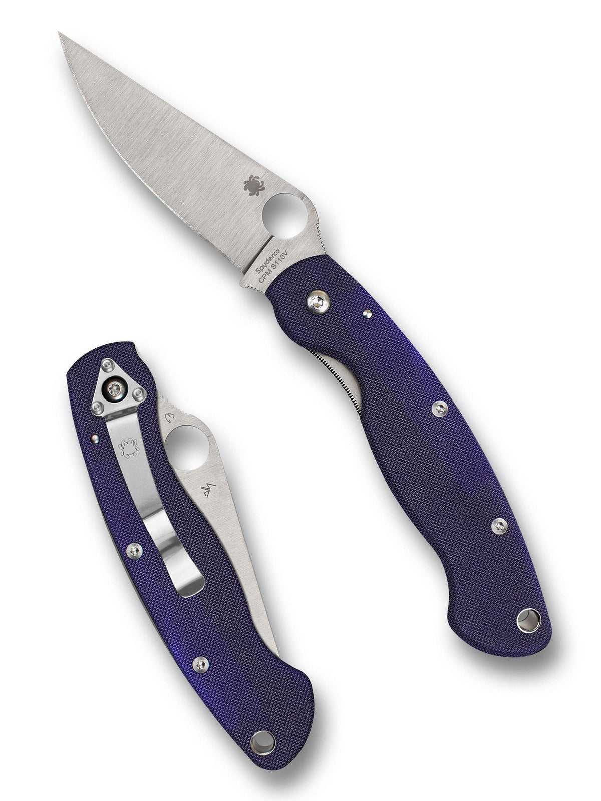 Spyderco C36GPDBL Military G-10 CPM S110V (Dark Blue)