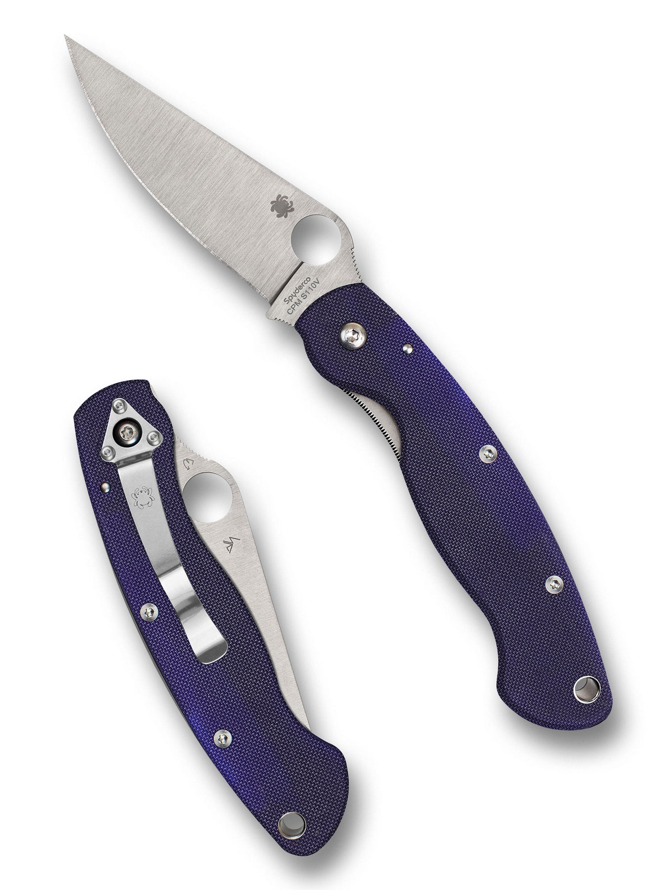 Spyderco C36GPDBL Military G-10 CPM S110V (Dark Blue)
