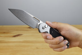CJRB Pyrite Daily Driver (Black Steel/G10 Inlay) Folding Knife
