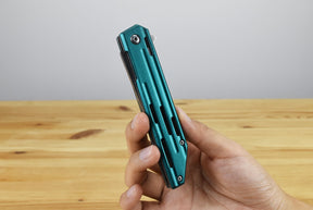 MTech MTA1200 Linerlock Assisted Folding Blade (Teal Handle)