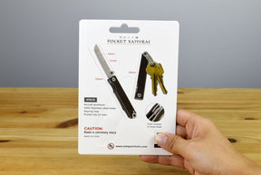 StatGear Pocket Samurai Keychain Knife (Black Aluminum)