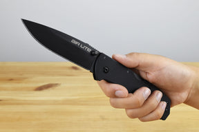 Cold Steel Air Lite Drop Point Black Folding Blade (AUS10A)