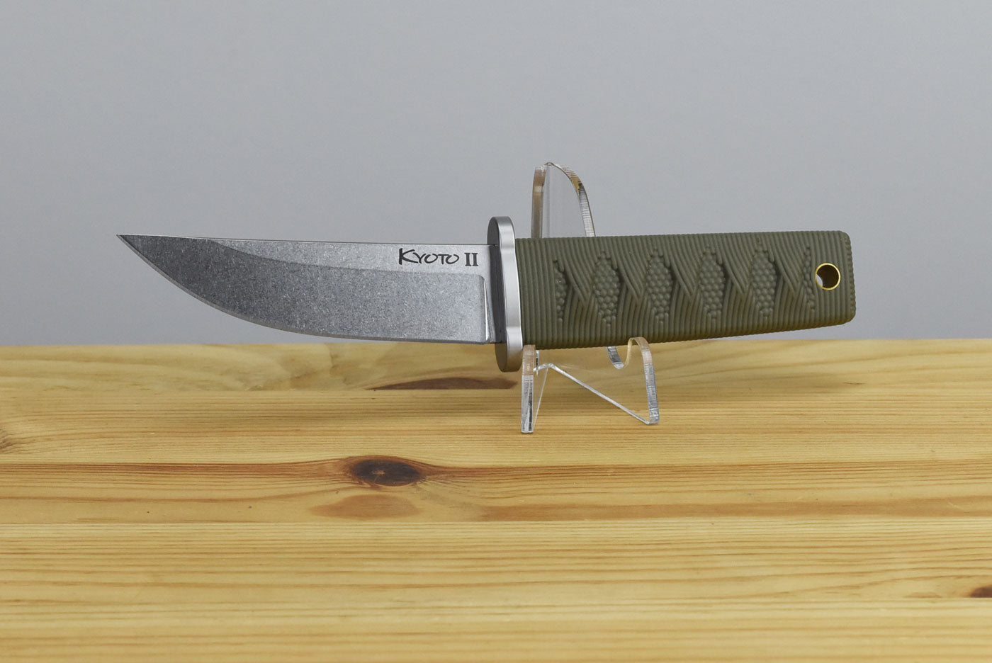 Cold Steel Kyoto II Drop Point Fixed Blade (OD Green Handle)