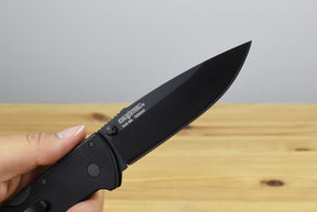 Cold Steel Air Lite Drop Point Black Folding Blade (AUS10A)